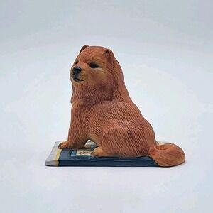 Vintage 1987 Chow Chow Dog Figurine Franklin Mint Collectible Sculpture Timeless